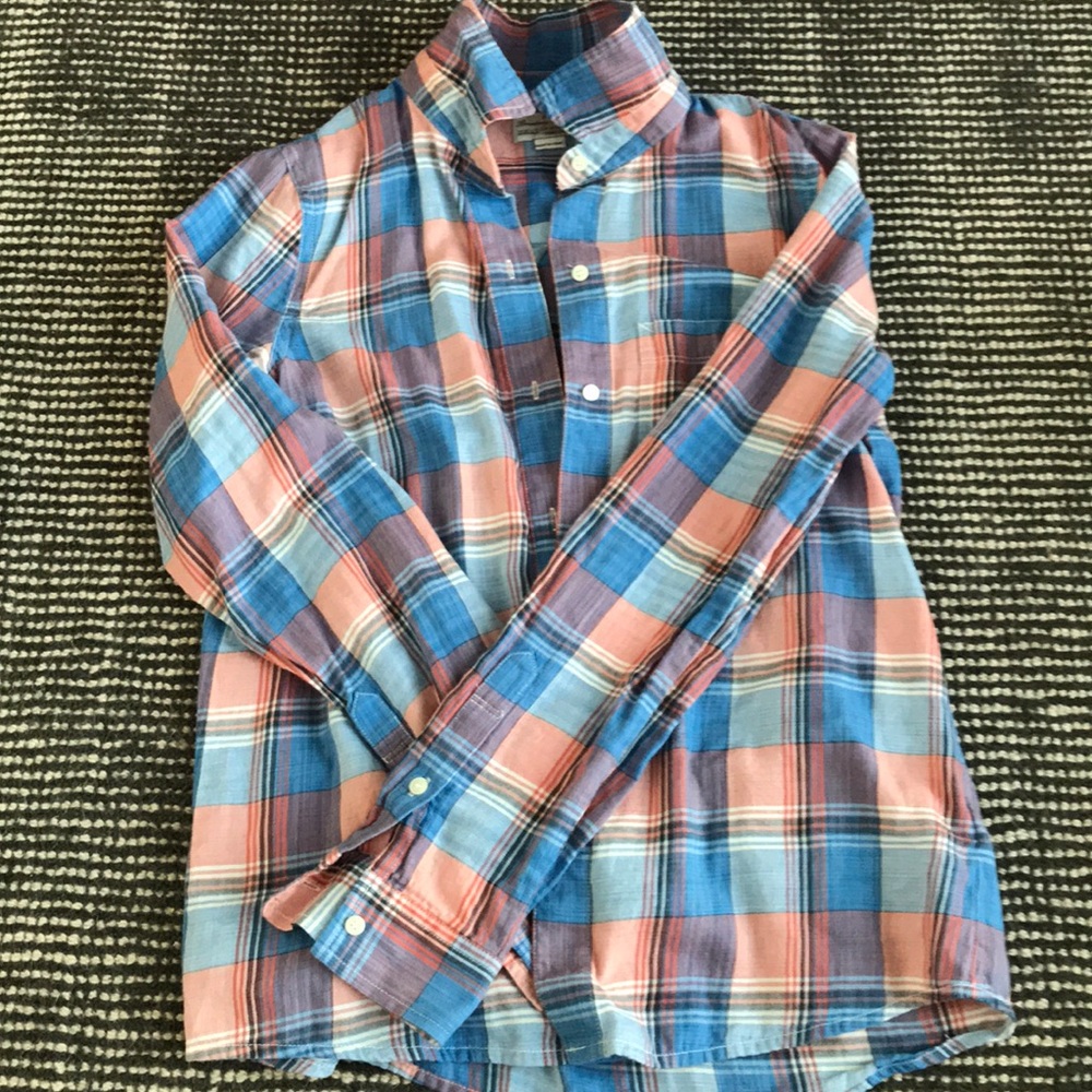 Madewell Plaid Button Up